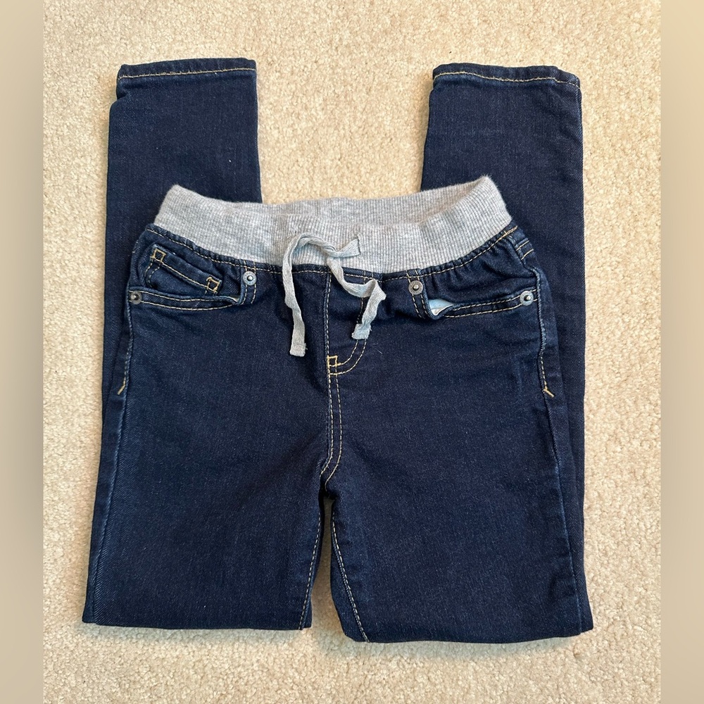 Cat & Jack, Pull On Skinny, Drawstring Waist, Stretch Jeans